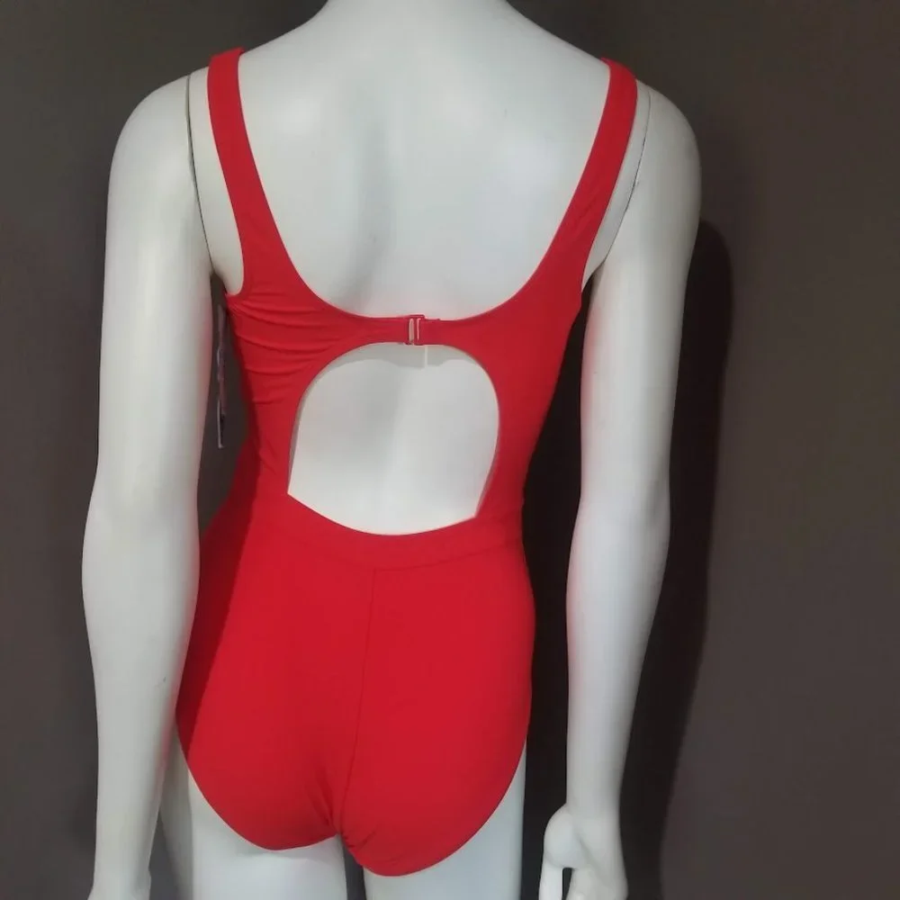 Skinny Dippers by Miraclesuit Jippa Zip Lock One-Piece Swimsuit Size Small - Picture 4 of 11